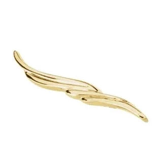 10K Gold Metal Fashion Wing Ear Climbers