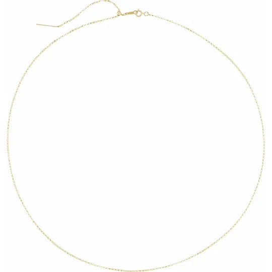 Belcher Threader Adjustable 40-55cm Chain 14K Gold-Filled