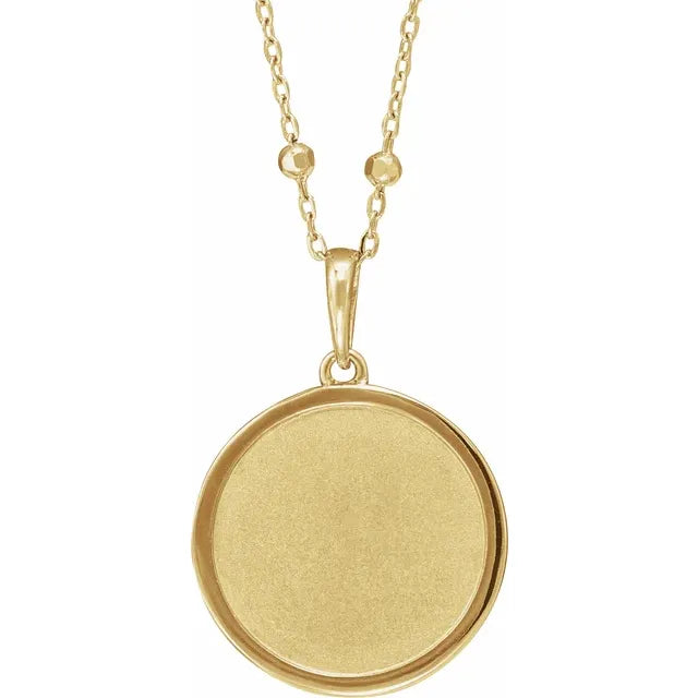 Artemis Coin 45cm Necklace in 14K Yellow Gold - Unleash your Inner Goddess