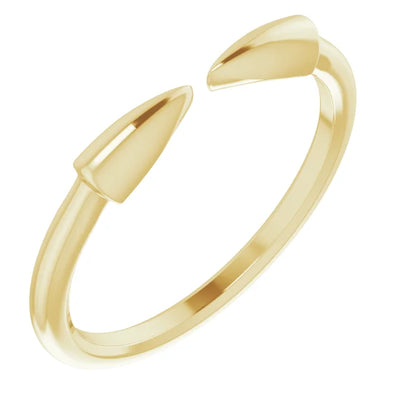 Stackable Spike Ring in 14K Gold