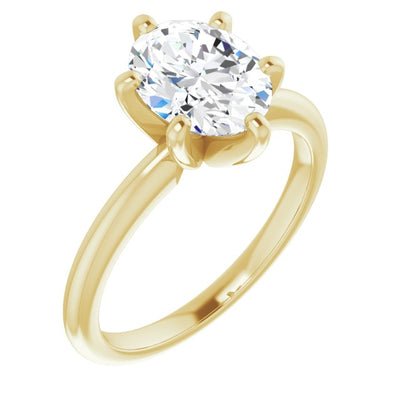 Classic Solitaire Moissanite Engagement Ring from Jewels of St Leon Affordable Engagement Rings Australia