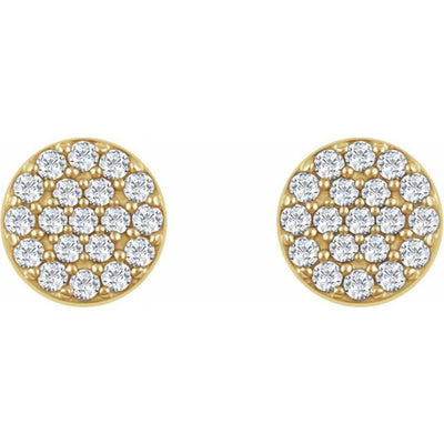 These earrings are perfect for everyday wear or for special occasions. The high-quality gold ensures long-lasting durability and timeless elegance. These ladies Diamond Disc Gold Earrings are a versatile addition to any jewellery collection and make a thoughtful gift for any occasion. Shop now at Jewels of St Leon.