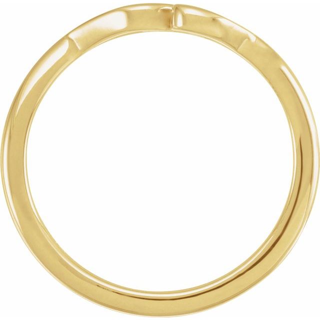 14K Gold Double Heart Dress Ring
