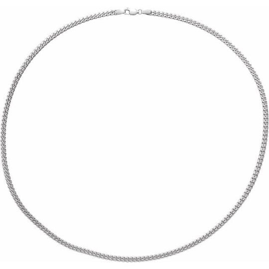 3.7 mm Miami Cuban Sterling Silver Chain
