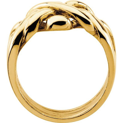 Ladies 10K Gold Puzzle Ring
