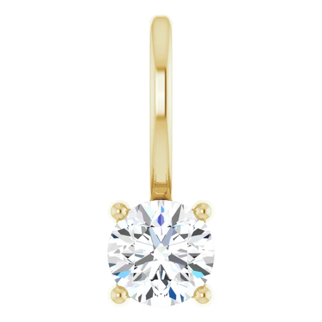 0.25 (1/4) carat natural diamond 14K gold Pendant or Charm. From Jewels of St Leon Australia, online jewellery store. Part of the 302® Fine Jewellery Charm School Collection.