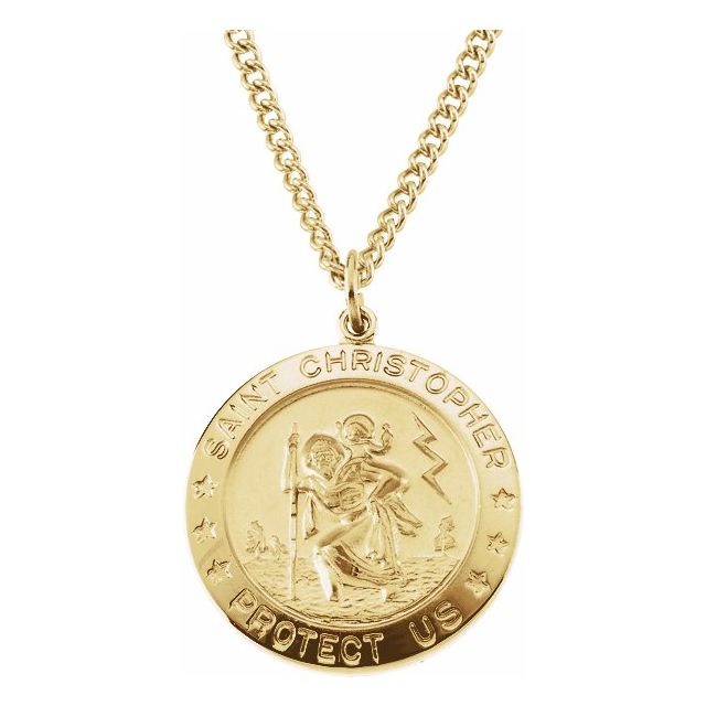 St. Christopher Gold Filled Necklace