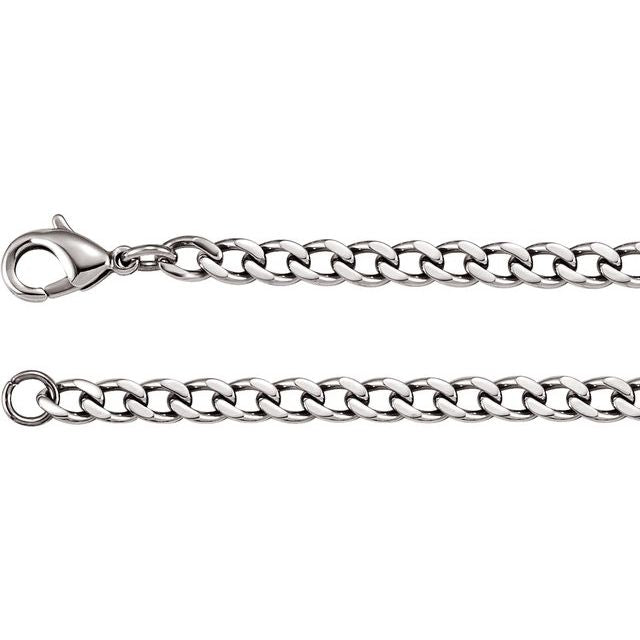 Stainless Steel 4.8mm Curb Chain