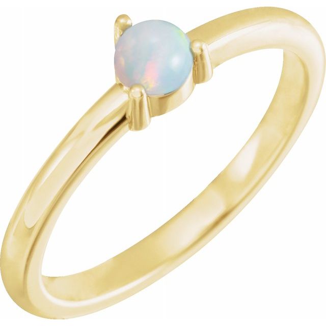 Australian Opal Ring in 14K Gold