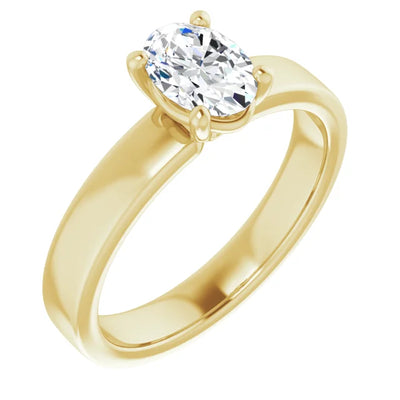 Oval Diamond Enagagement Ring - Jewels of St Leon Online Jewellery Australia