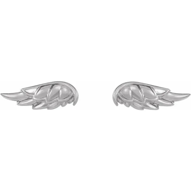 Feast your eyes on our Sterling Silver Stackable Angel Wing Earrings from the 302® Fine Jewellery Believers™ Collection. These gorgeous pair of earrings features a 3.74x10.77mm angel wing design that is perfect for combination with other earrings but can also be worn beautifully as a standalone piece. Available from Jewels of St Leon Online Silver Jewellery Australia.