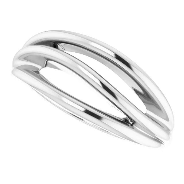 Negative Space Sterling Silver Ring
